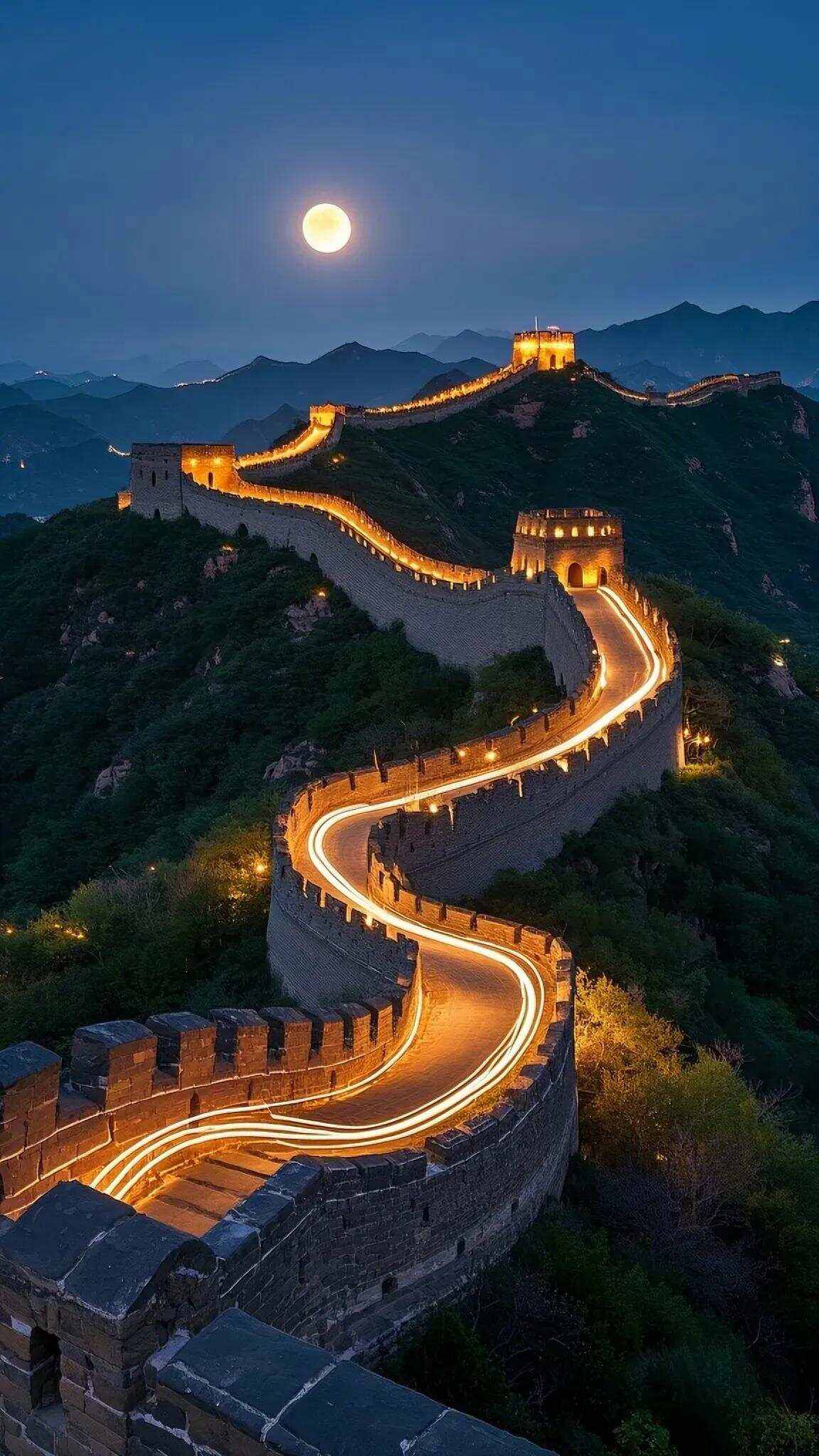 我的世界手机版长城(我的世界长城故宫图片)